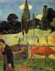 Paul Gauguin The Red Cow painting